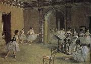 Edgar Degas Opera-s dry running hall Sweden oil painting artist